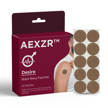 AEXZR™ Desire Black Maca Patches