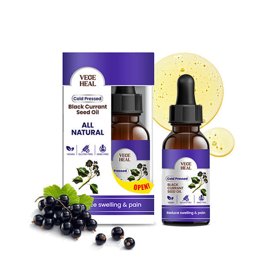 VegeHeal Cold Pressed Black Currant Seed Oil