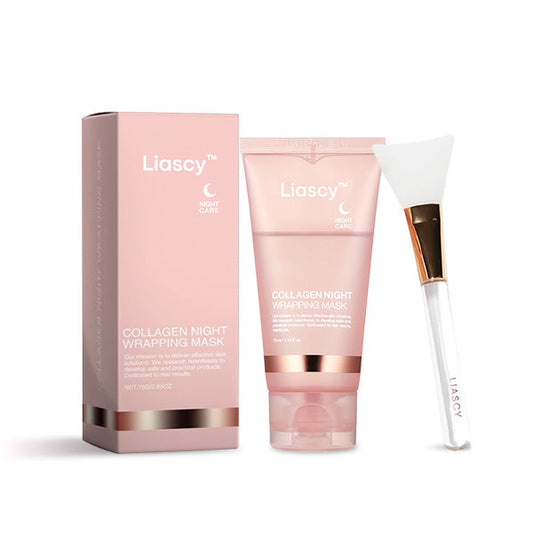 Liascy™ Collagen Night Wrapping Mask With Jelly Brush