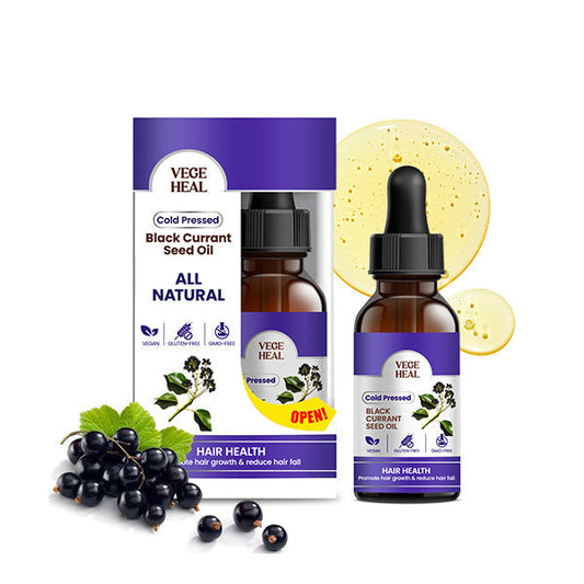 VegeHeal Cold Pressed Black Currant Seed Oil