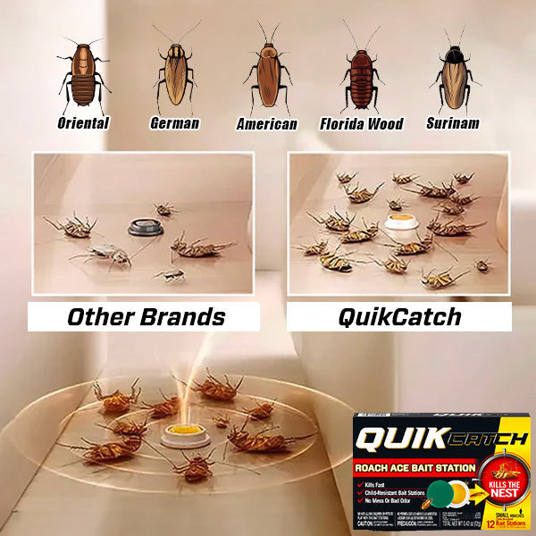 QuikCatch Killer Roach Ace Bait Station