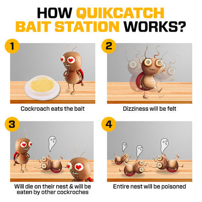 QuikCatch RoachAce Bait Station